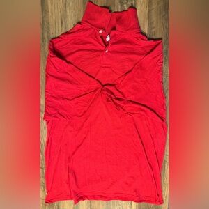 Unisex Classic Red Polo Shirt